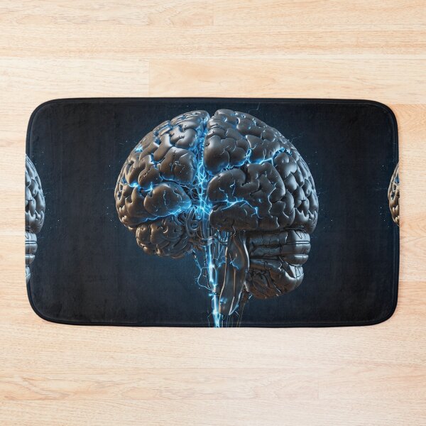 Item preview, AI Brain with Bright Blue Impulse designed and sold by Sadia  Jannat.