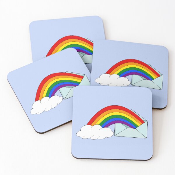 Item preview, Cute Email Envelope Message with Cloud and Rainbow designed and sold by shopdiego.