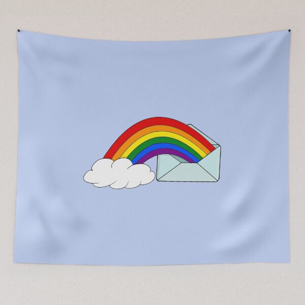 Item preview, Cute Email Envelope Message with Cloud and Rainbow designed and sold by shopdiego.