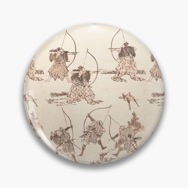 Item preview, JAPANESE ARCHERS, Kyujutsu by Hokusai designed and sold by BulganLumini.