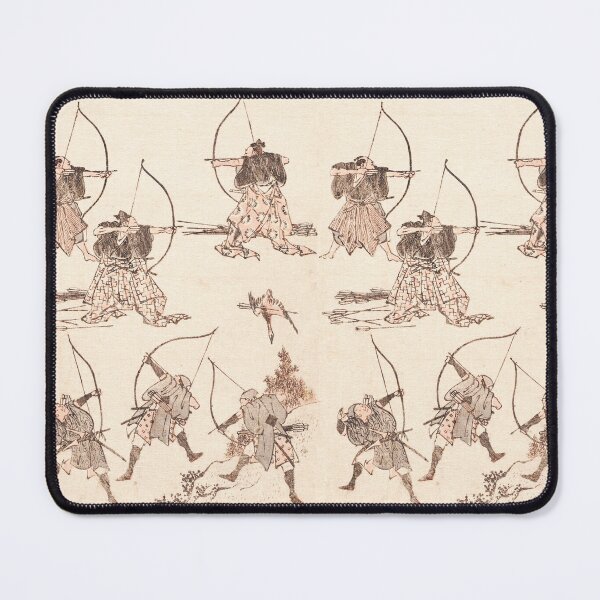 Item preview, JAPANESE ARCHERS, Kyujutsu by Hokusai designed and sold by BulganLumini.