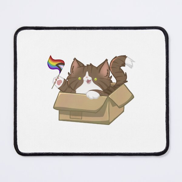 Item preview, pride brown tabby cat - progress flag designed and sold by linnylooo.