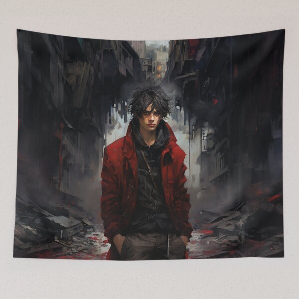 Item preview, Anime Solitude in the Ruins designed and sold by SapphireKunai.