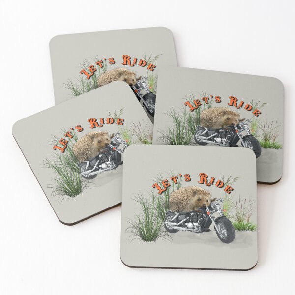 Item preview, CUTE HEDGEHOG ON A HARLEY HOG  LETS RIDE designed and sold by THE AMERICAN TEEVANGELIST.