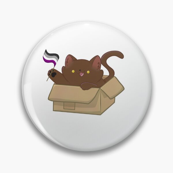 Item preview, pride brown cat - asexual flag designed and sold by linnylooo.