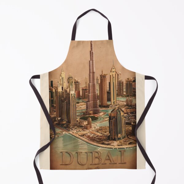 Item preview, Burj Khalifa, Dubai, UAE, Cities of the World, Vintage style Poster designed and sold by emaga.