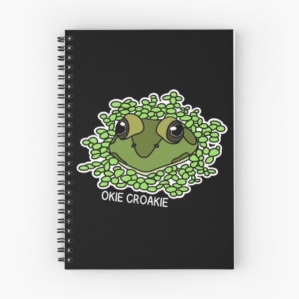 Item preview, (Version for DARK COLORED Items) OKIE CROAKIE (Bullfrog) designed and sold by chicorycreative.