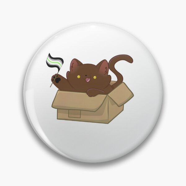 Item preview, pride brown cat - agender flag designed and sold by linnylooo.