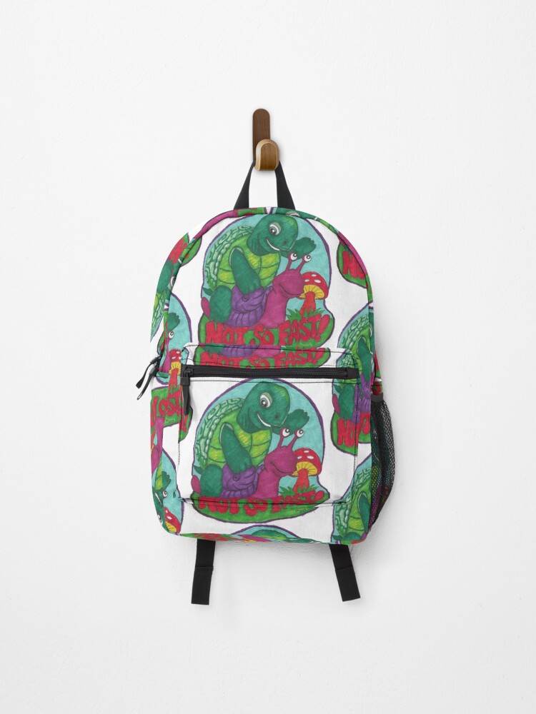 Thumbnail 1 of 3, Backpack, Not So Fast designed and sold by DarkRubyMoon.