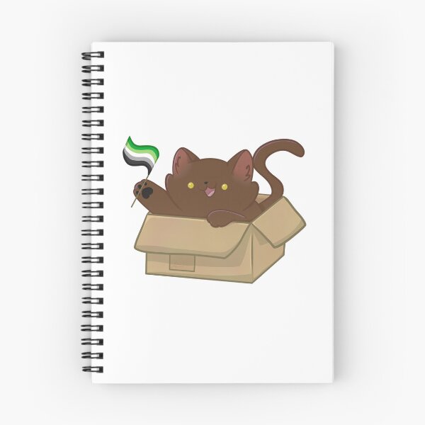 Item preview, pride brown cat - aromantic flag designed and sold by linnylooo.