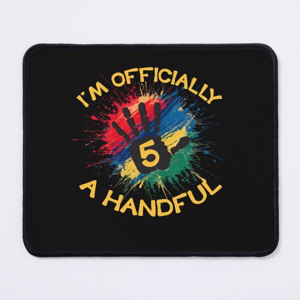 Item preview, I'm Officially a Handful Kids Fifth Birthday  designed and sold by clothesy7.