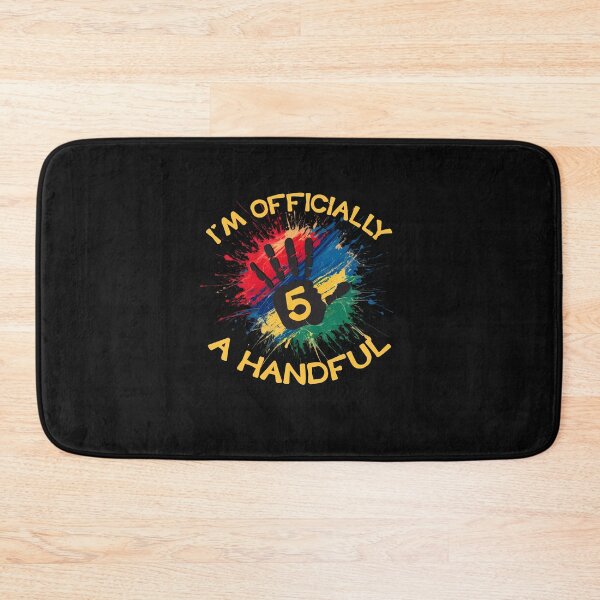 Item preview, I'm Officially a Handful Kids Fifth Birthday  designed and sold by clothesy7.