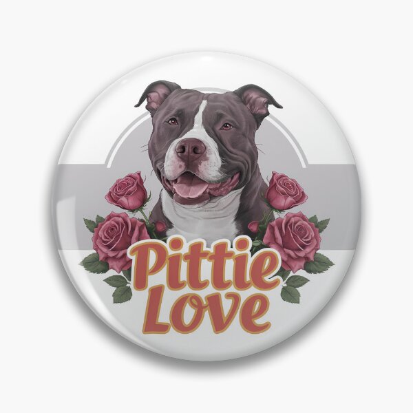 Item preview, "Pittie Love" - Pit Bull Design designed and sold by Lola Mystique Boutique.