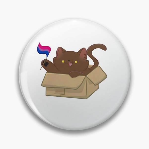 Item preview, pride brown cat - bisexual flag designed and sold by linnylooo.