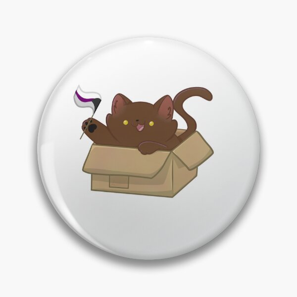 Item preview, pride brown cat - demisexual flag designed and sold by linnylooo.