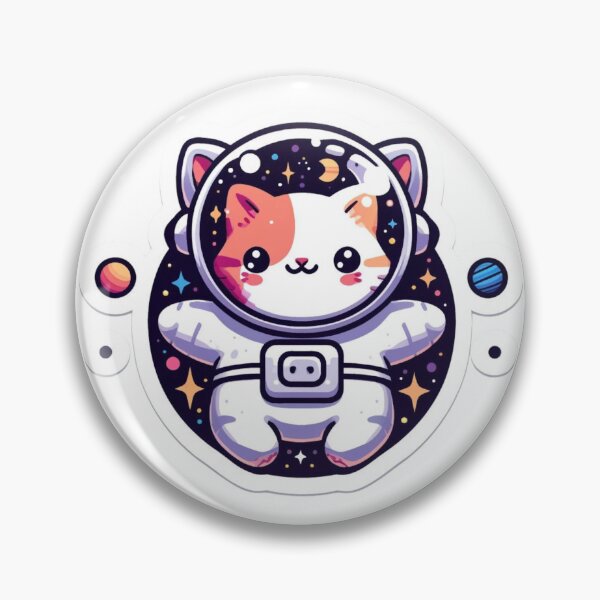 Artikelvorschau, Astronaut Cat entworfen und verkauft von pixelpulsenyc.