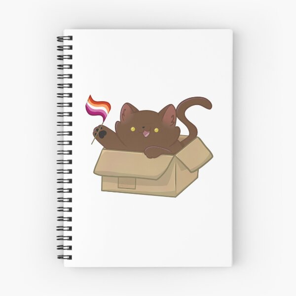 Item preview, pride brown cat - lesbian flag designed and sold by linnylooo.