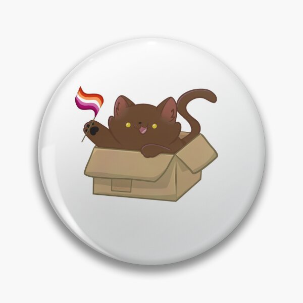 Item preview, pride brown cat - lesbian flag designed and sold by linnylooo.