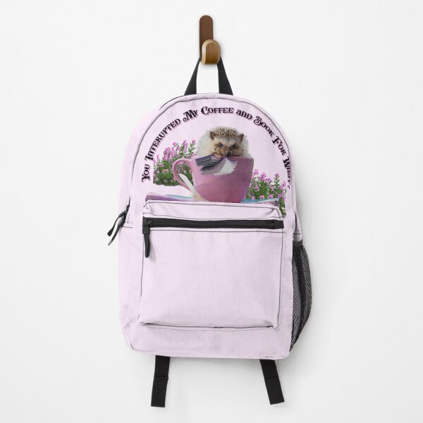 Item preview, CUTE HEDGEHOG WITH COFFEE AND BOOK designed and sold by THE AMERICAN TEEVANGELIST.