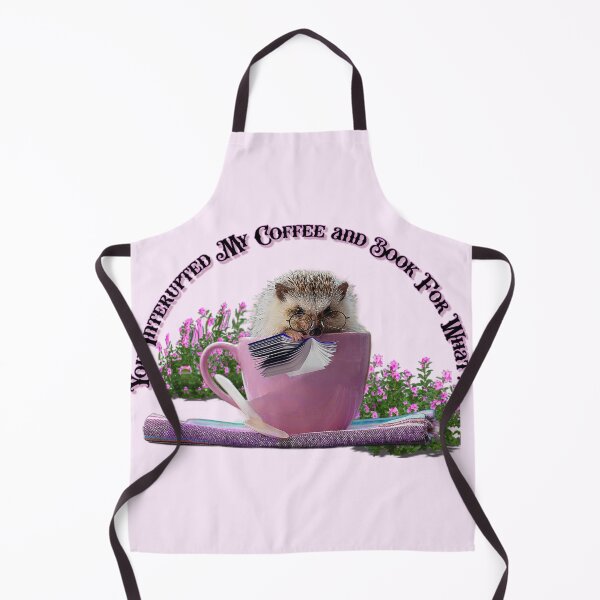 Item preview, CUTE HEDGEHOG WITH COFFEE AND BOOK designed and sold by THE AMERICAN TEEVANGELIST.