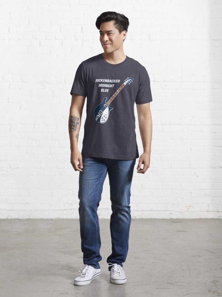 Alternate view of Rickenbacker Midnight Blue Essential T-Shirt