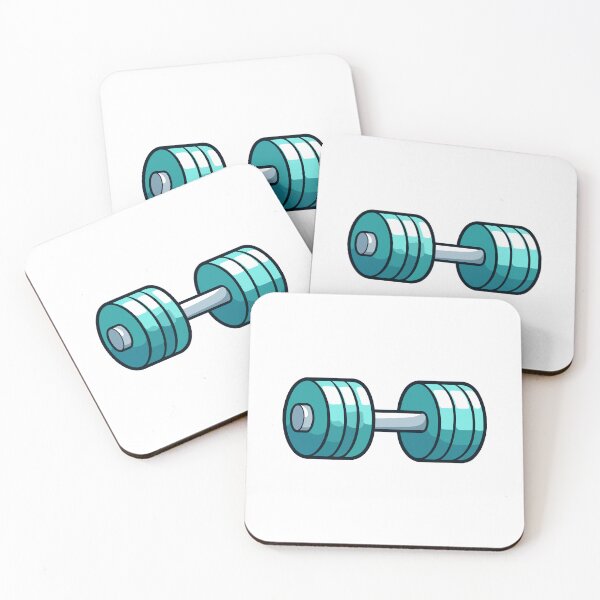 Item preview, Kawaii Cartoon Dumbbell for Fitness Lovers designed and sold by Akioos.