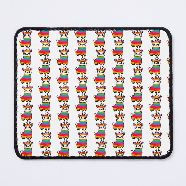 Item preview, Cute Rainbow Striped Llama with Antlers designed and sold by Akioos.