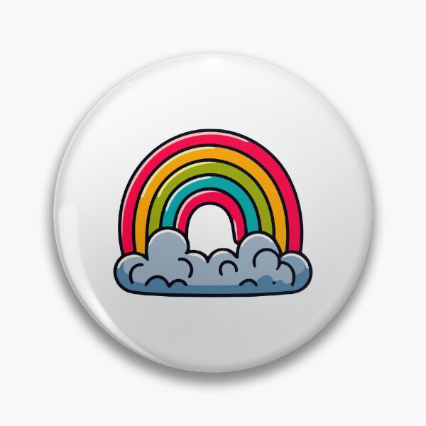 Item preview, Vibrant Rainbow with Clouds designed and sold by Akioos.