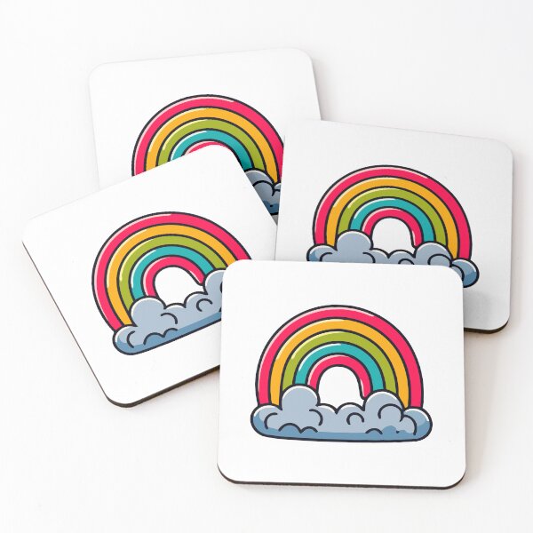 Item preview, Vibrant Rainbow with Clouds designed and sold by Akioos.