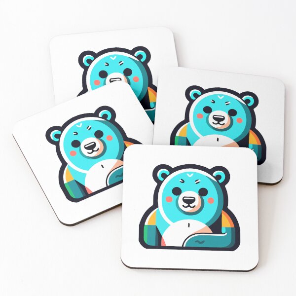 Item preview, Abstract Colorful Bear designed and sold by Akioos.