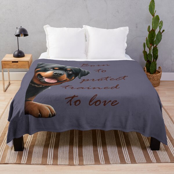 Item preview, Born to Protect, Trained to Love - Rottweiler dog designed and sold by ART-HOME-PAWS.