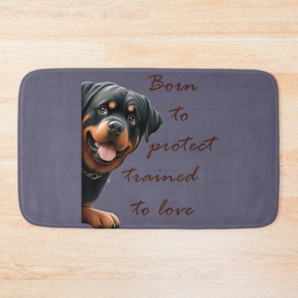 Item preview, Born to Protect, Trained to Love - Rottweiler dog designed and sold by ART-HOME-PAWS.