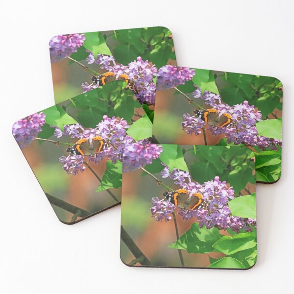 Item preview, Red Admiral And Lilacs designed and sold by Deb Oppermann.