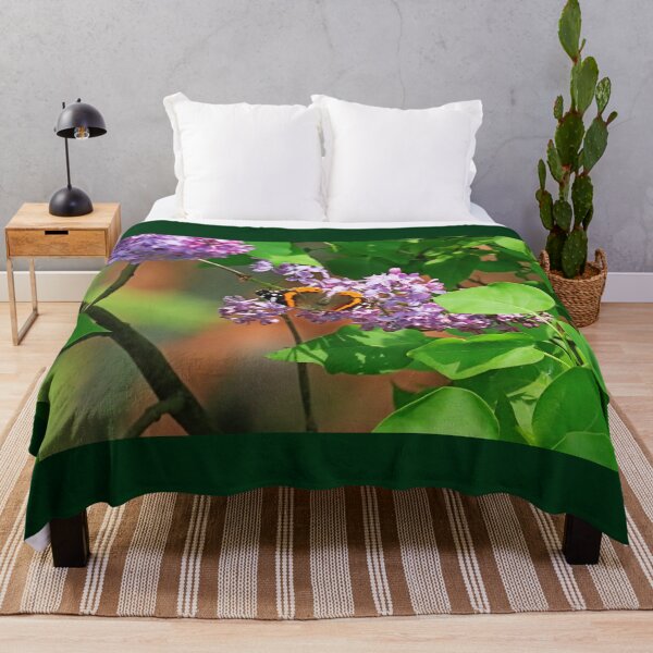 Item preview, Red Admiral And Lilacs designed and sold by Deb Oppermann.