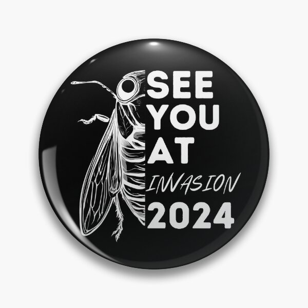 Item preview, Cicada Invasion 2024: A Funny Event designed and sold by KrisRubinArt.