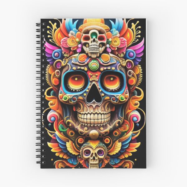 Item preview, God of death Mictlantecuhtli mayan pattern, designed and sold by aipaint.