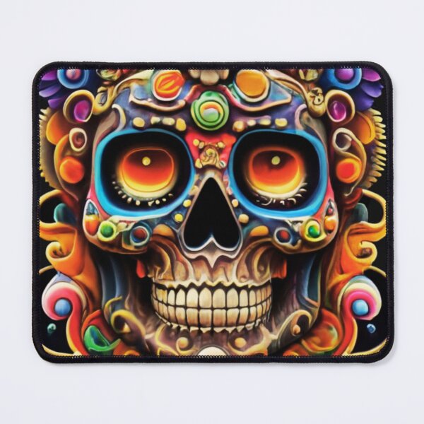 Item preview, God of death Mictlantecuhtli mayan pattern, designed and sold by aipaint.