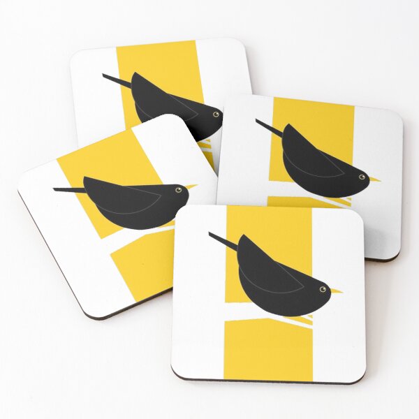 Item preview, Bird yellow bird black bird designed and sold by FaridStoore.