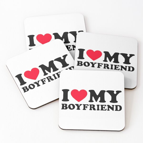 Item preview, I love my boyfriend items designed and sold by AlexsArtSpace.
