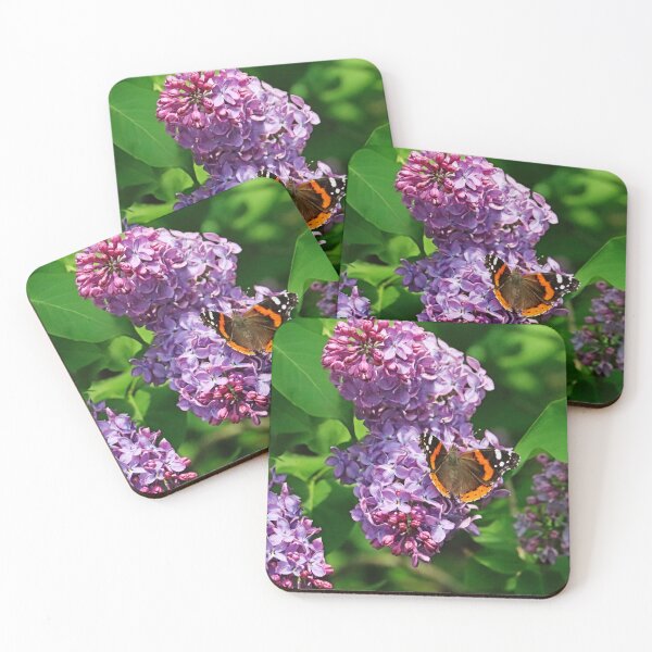 Item preview, Red Admiral And Lilacs II designed and sold by Deb Oppermann.