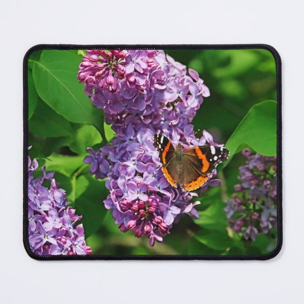 Item preview, Red Admiral And Lilacs II designed and sold by Deb Oppermann.