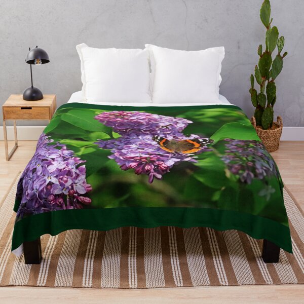 Item preview, Red Admiral And Lilacs II designed and sold by Deb Oppermann.
