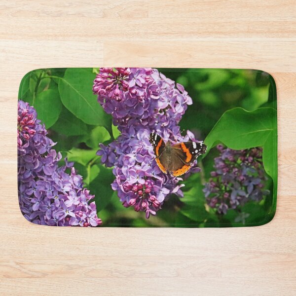 Item preview, Red Admiral And Lilacs II designed and sold by Deb Oppermann.