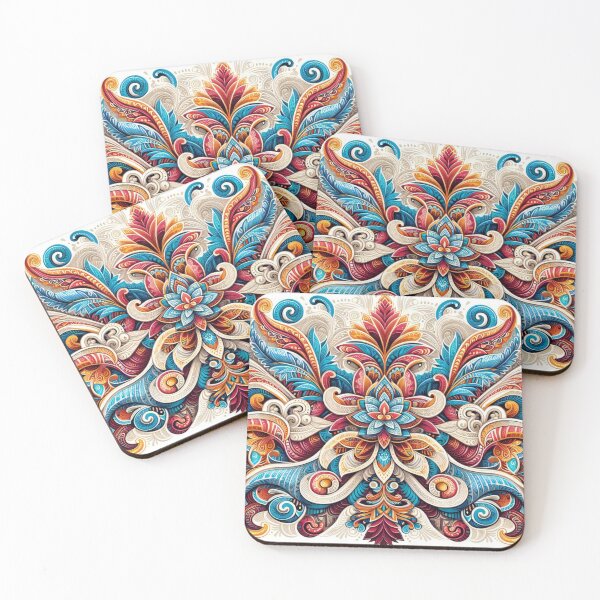 Item preview, Hawaii inspired intricate floral pattern  designed and sold by metebf.