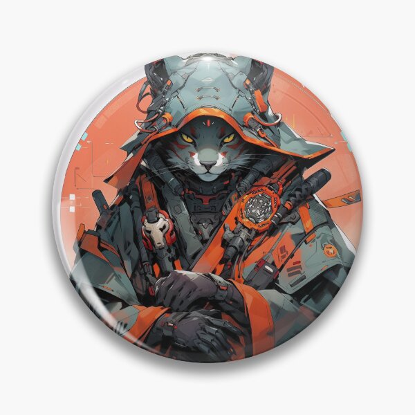 Item preview, Cyberpunk Kitty Assassin designed and sold by taoistviking.