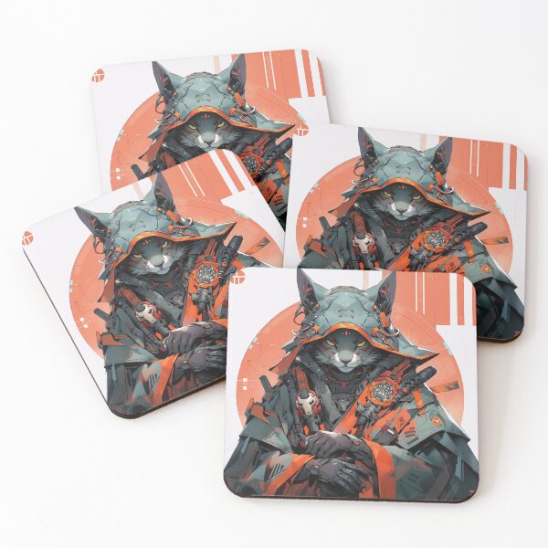 Item preview, Cyberpunk Kitty Assassin designed and sold by taoistviking.