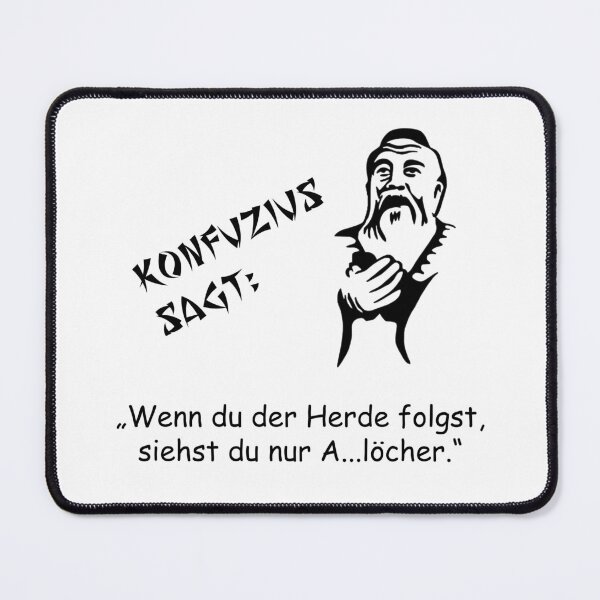 Item preview, Confucius says: If you follow the herd designed and sold by ARTmanhART.