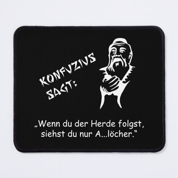 Item preview, Confucius says: If you follow the herd... designed and sold by ARTmanhART.