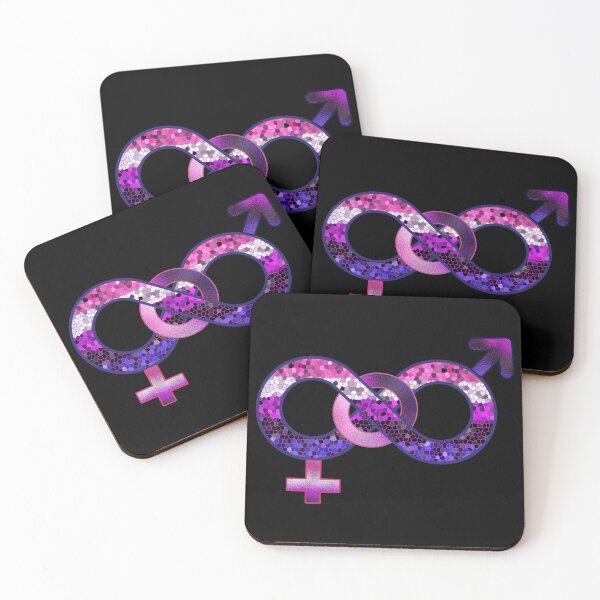 Item preview, Genderfluid Infinity Symbol in Genderfluid Pride Flag Colors designed and sold by Qweird Artistry.