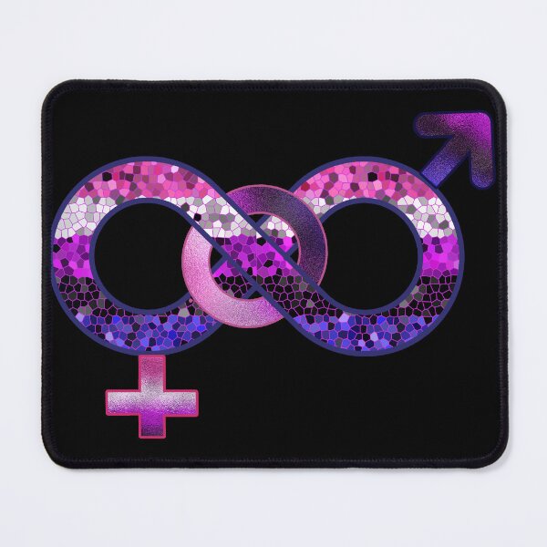 Item preview, Genderfluid Infinity Symbol in Genderfluid Pride Flag Colors designed and sold by Qweird Artistry.